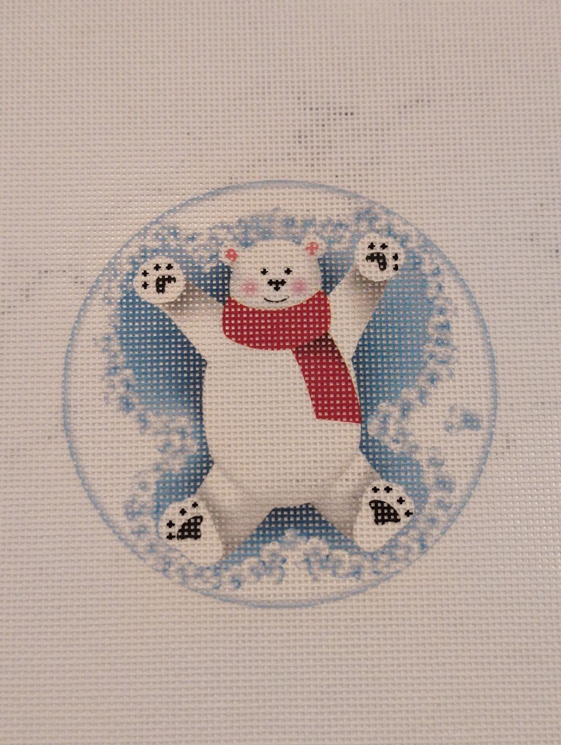 Polar Bear Snow Angel