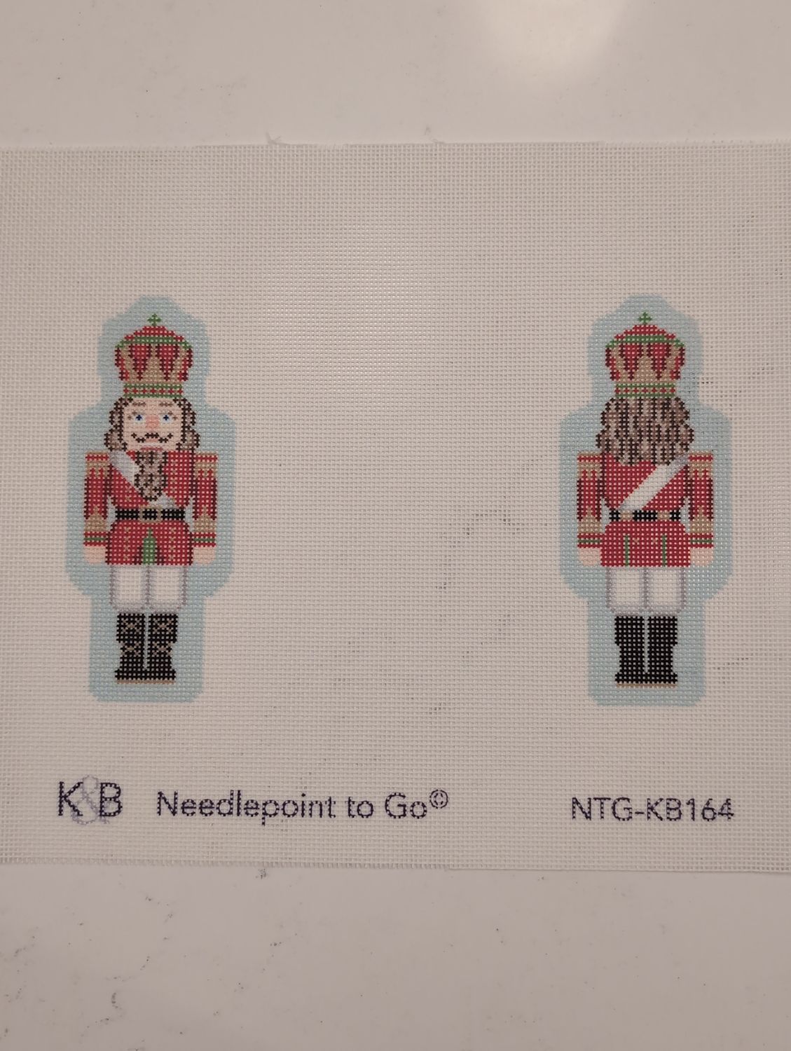 Double-Sided Nutcracker Ornament - Red