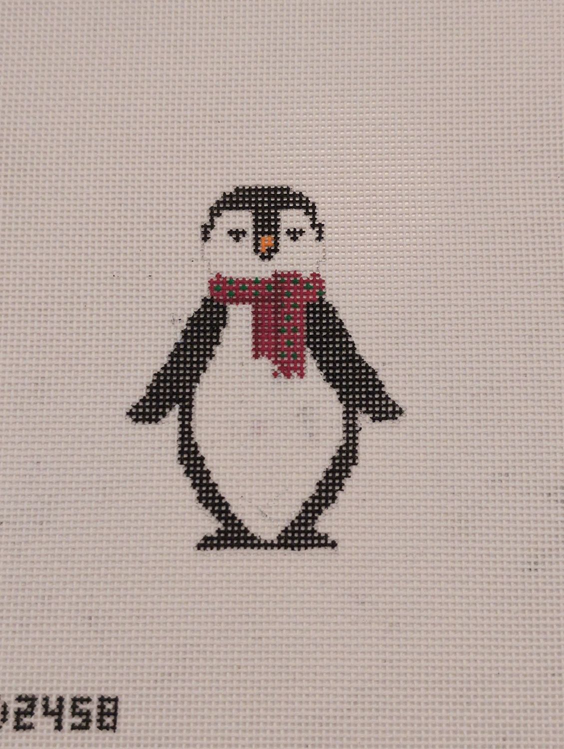 Penguin with Red Scarf