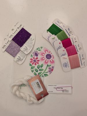 Pink Flower Egg Kit
