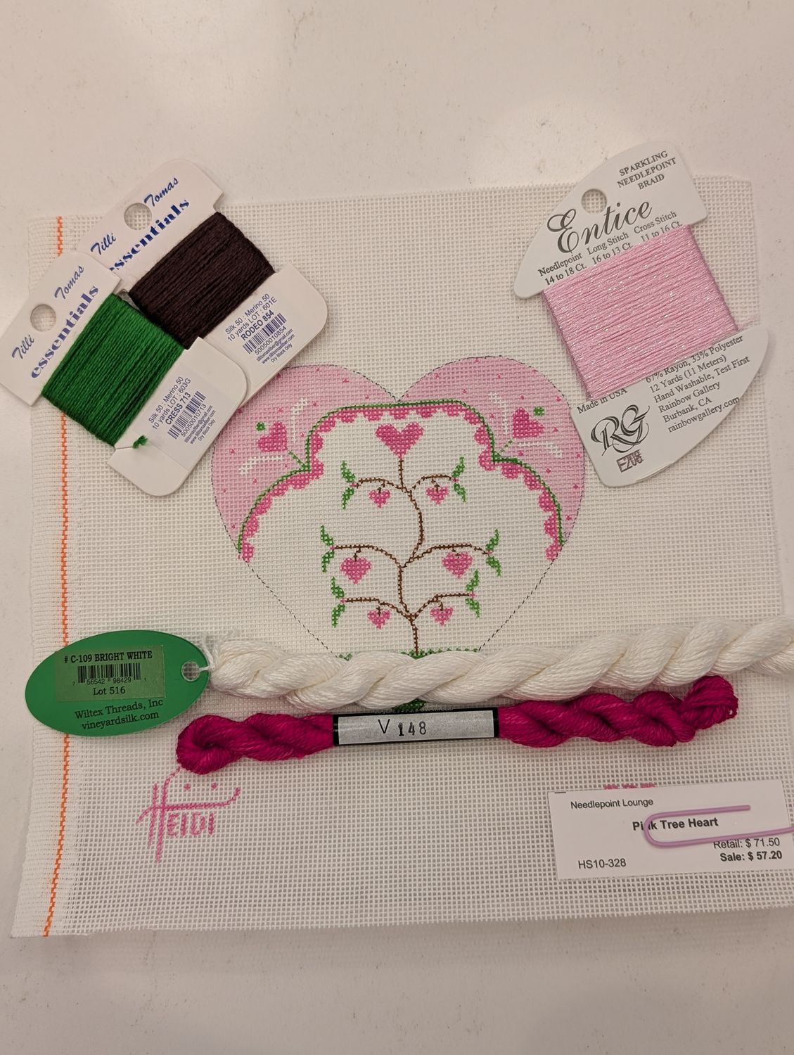 Pink Tree Heart Kit
