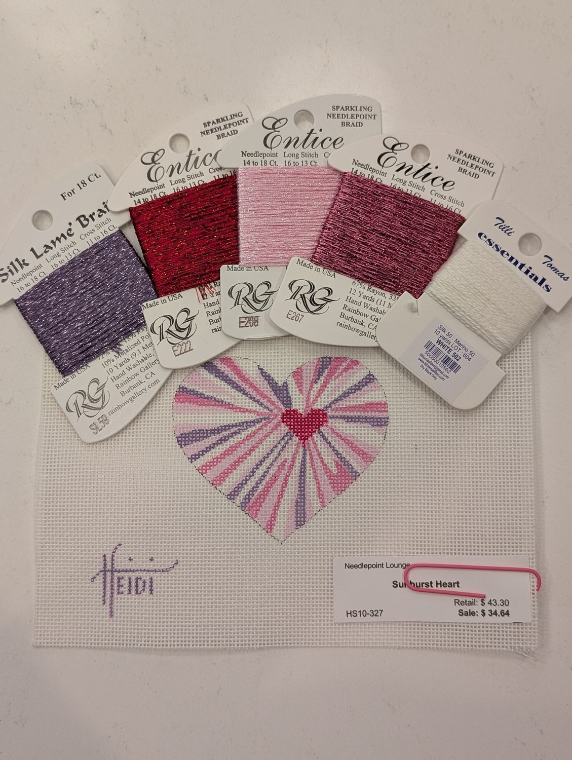 Sunburst Heart Kit