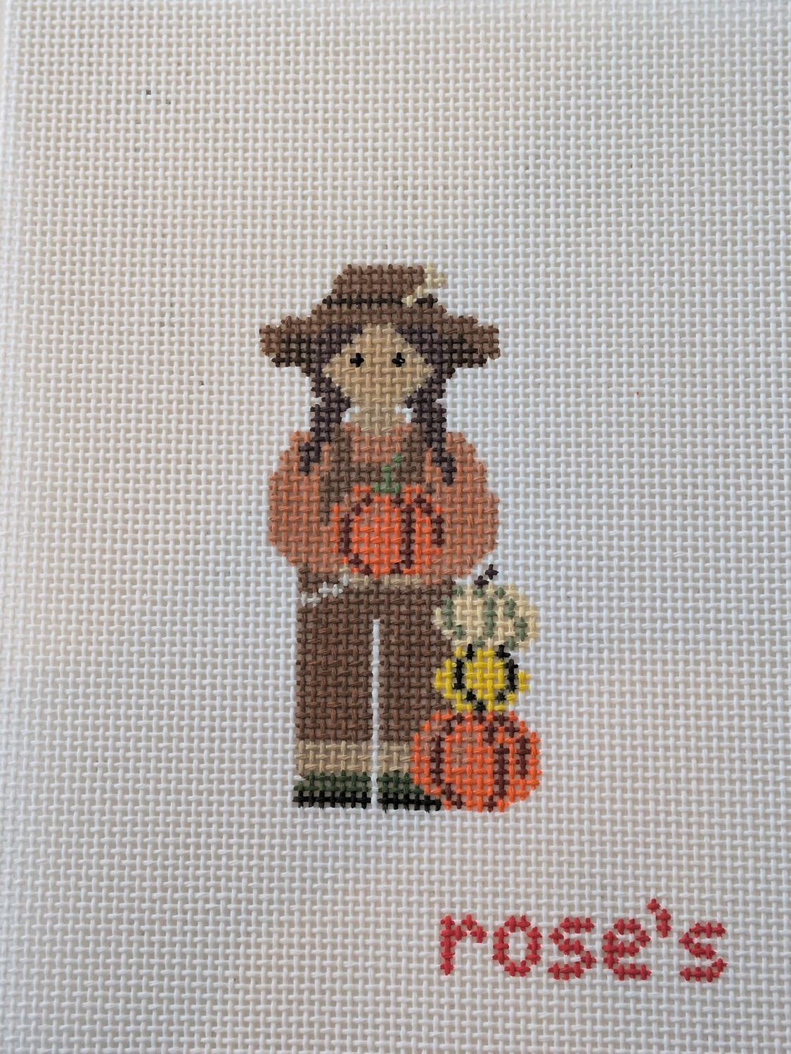 Fall Farmer Woman