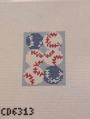 Baseball Bag Tag Printed