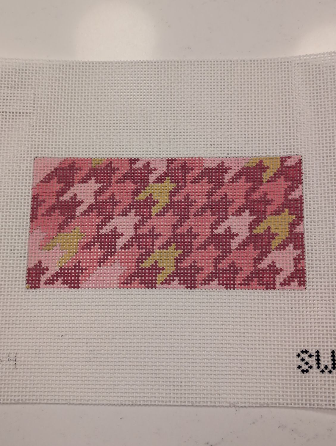 Gold and Pink Houndstooth Insert