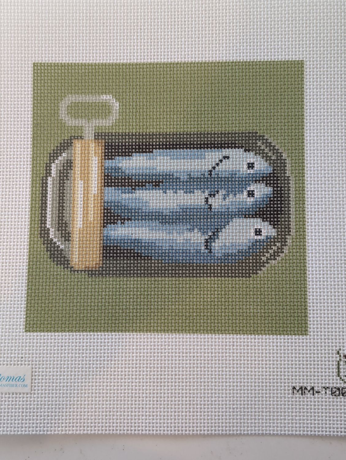 Sardines Green Background