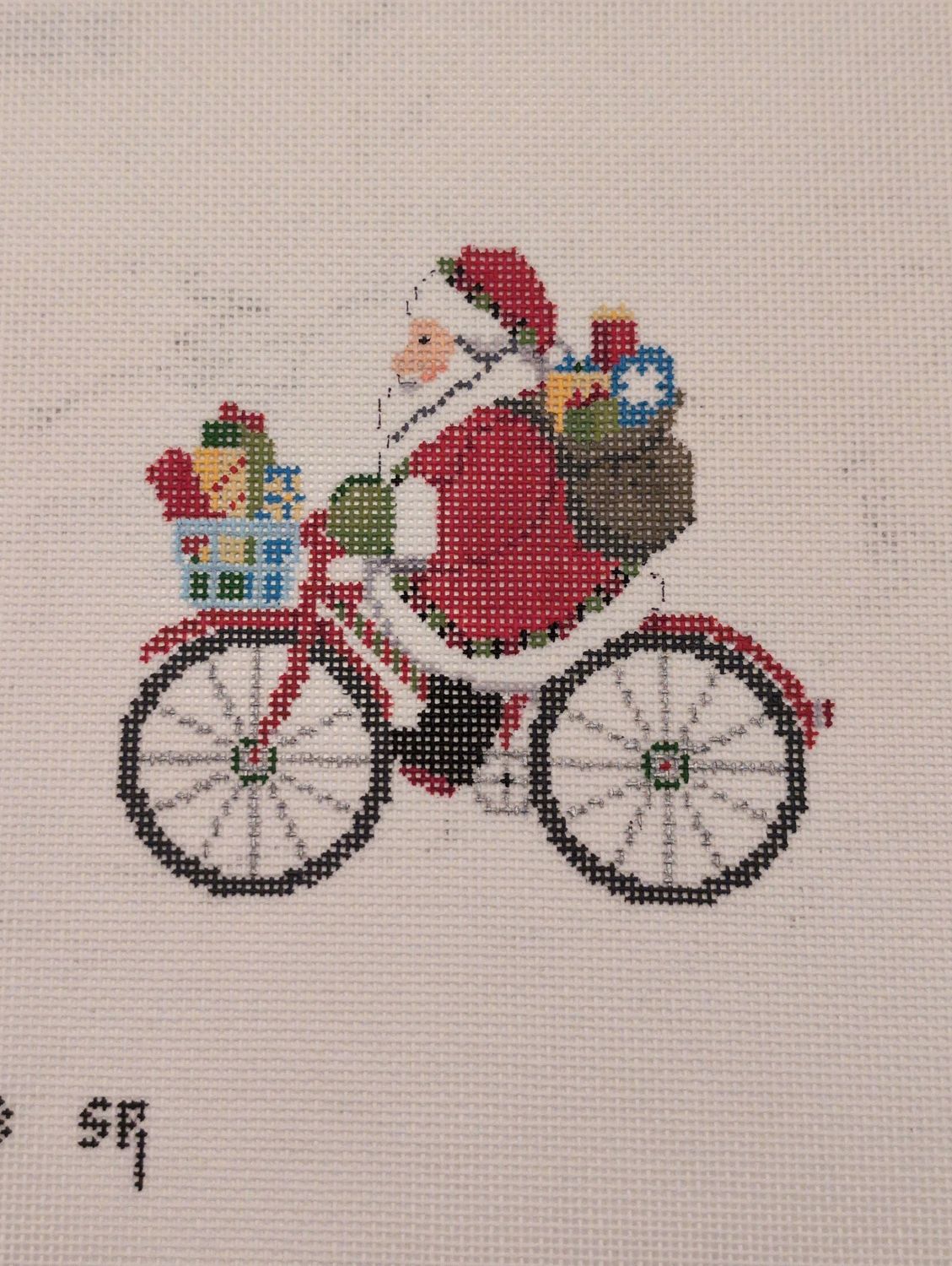Santa Biking