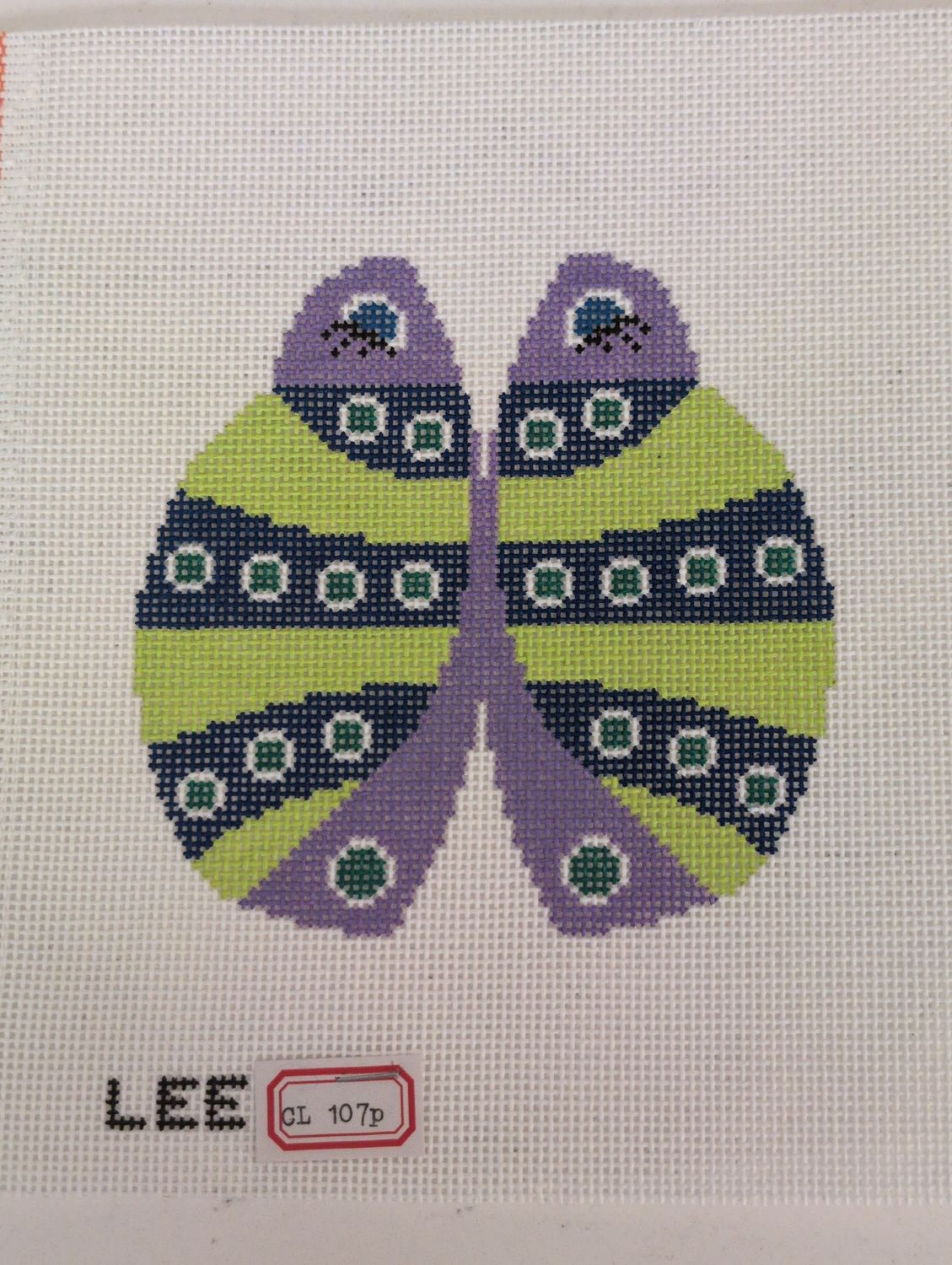 Green Striped Petite Lady Bug