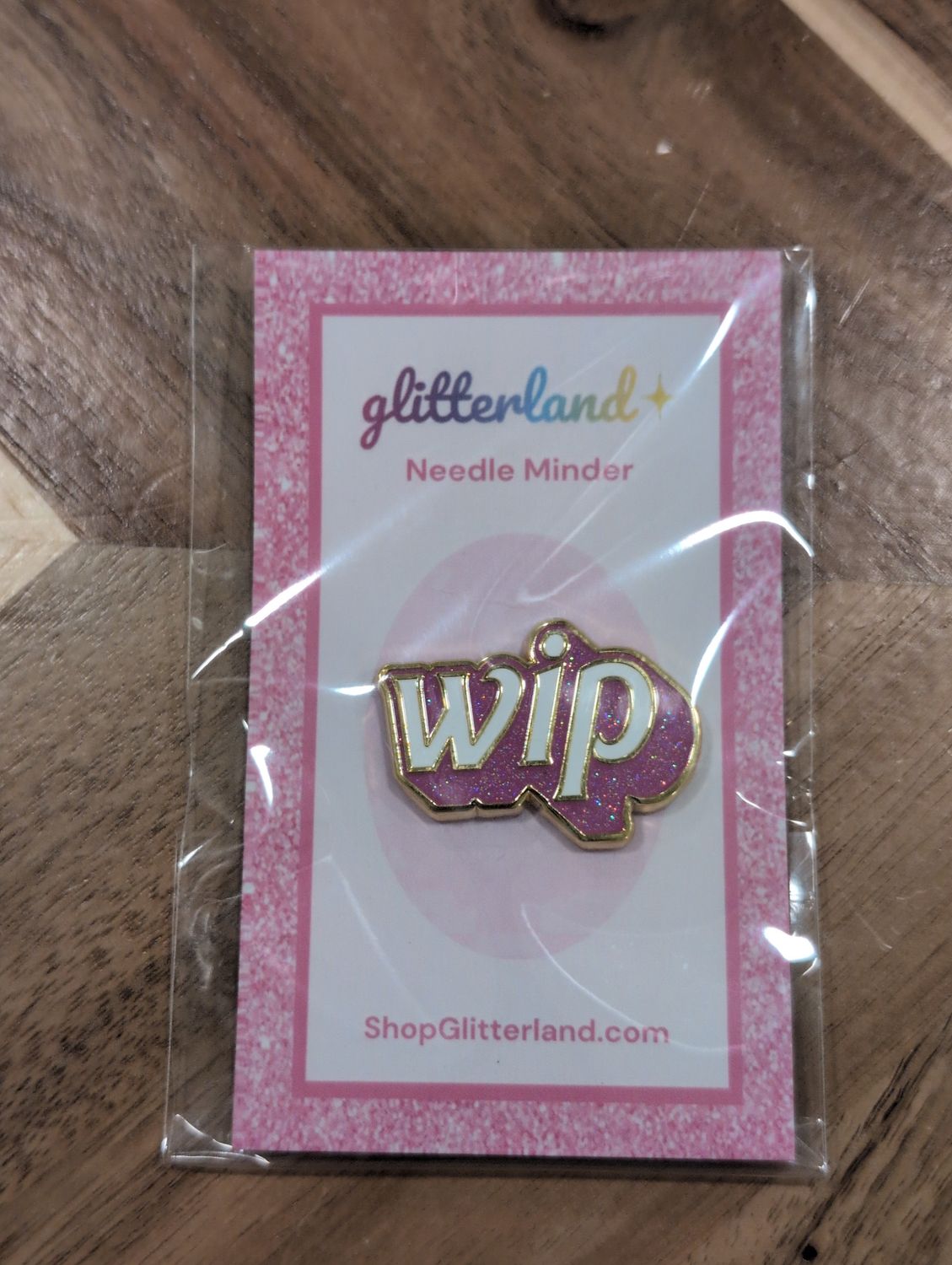 Glitterland WIP Needle Minder