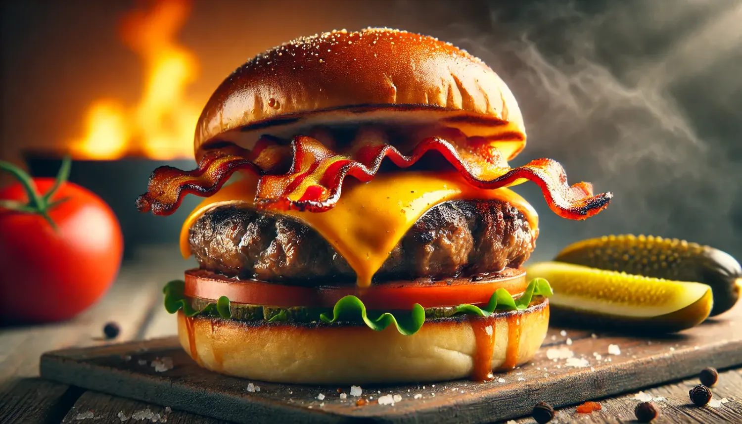 HAMBURGUESA BACON FULL