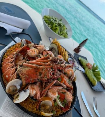 PAELLA DE MARISCOS  (DOS PERSONAS)
