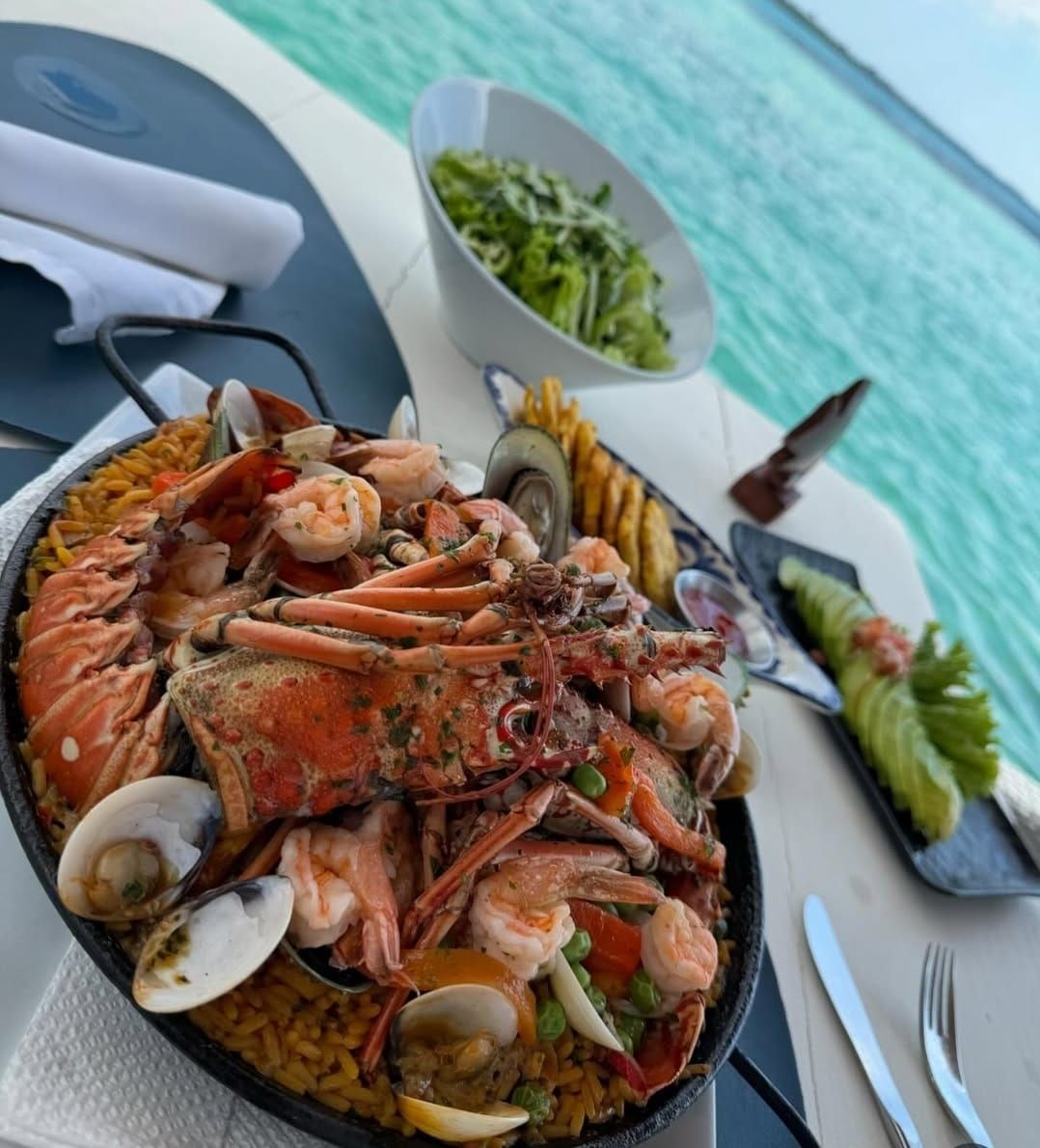 PAELLA DE MARISCOS  (DOS PERSONAS)