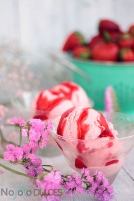 HELADO DE FRESA
