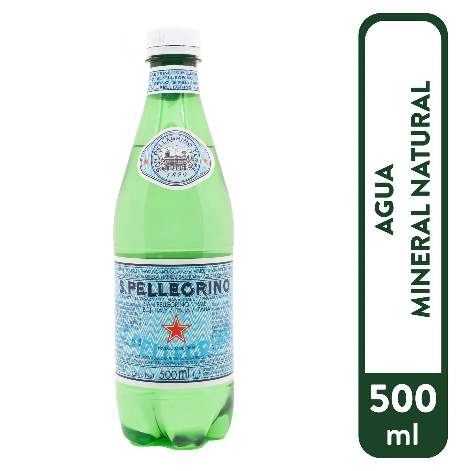 AGUA SAN PELLEGRINO 500ML