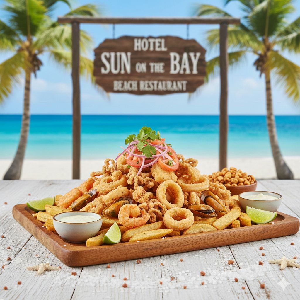 PICADERA PERUANA DE MARISCOS Y PESCADO          (PARA COMPARTIR)