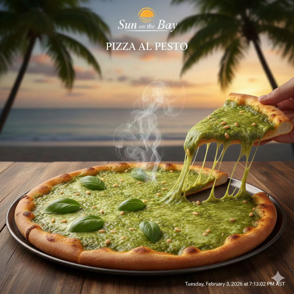 PIZZA AL PESTO