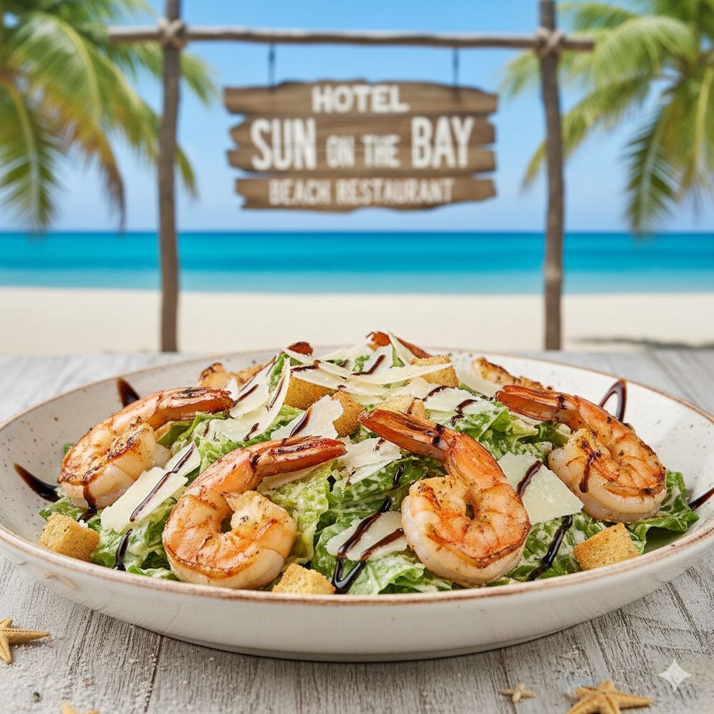 ENSALADA CAMARONES  CESAR`S