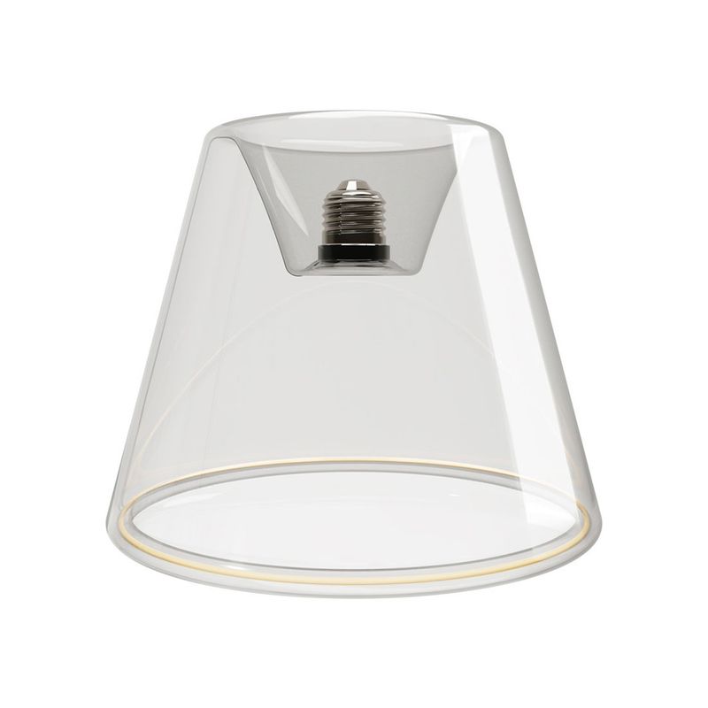 Ghost G01 CRI90 E27 6W 500Lm E27 2200K dimmbar konisch Transparent LED Glühbirne