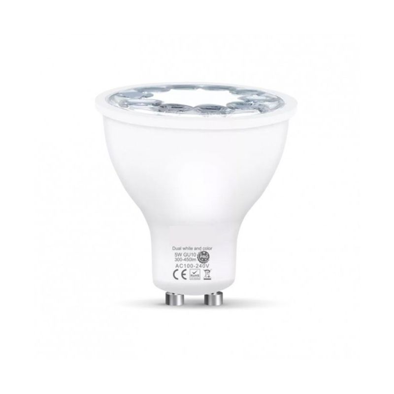 ZigBee GU10 LED Spot - Smarte Beleuchtung, 5W, RGB+CCT, 370 Lumen