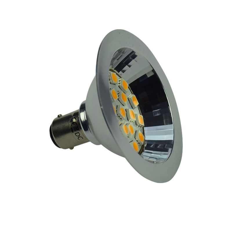 Ba15d Spot 2,7W 250lm 3000K 10-30VDC 10-18VAC LED Leuchtmittel