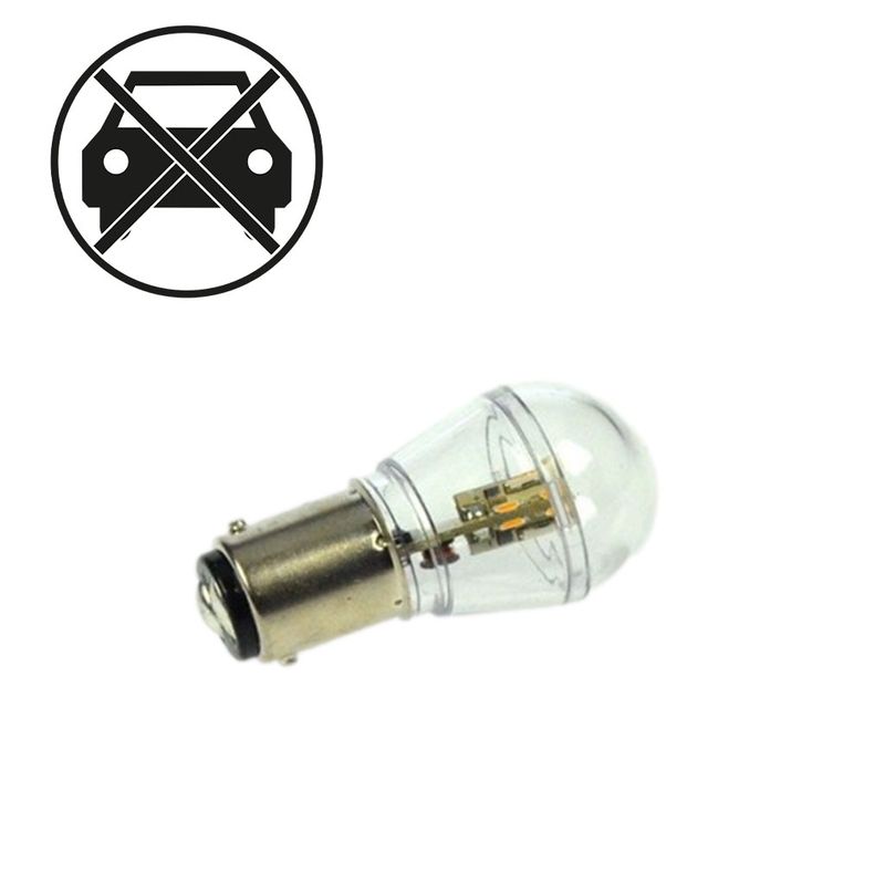 Ba15d 12V AC/DC LED Leuchtmittel 0,7W 60lm 2700K 10-30VDC 10-18VAC