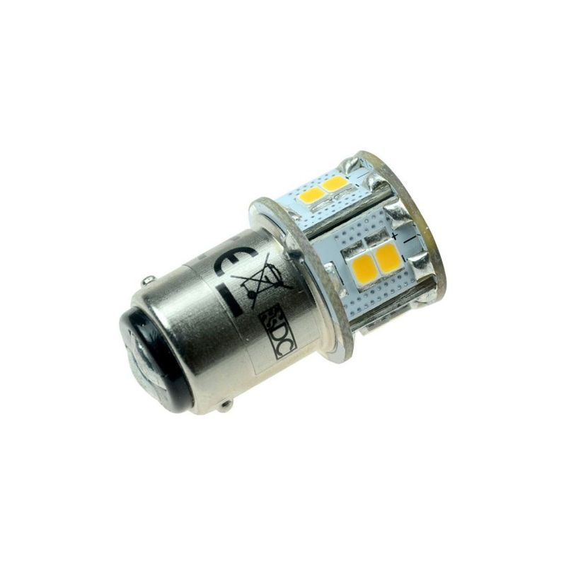 Ba15d 12V AC/DC LED Leuchtmittel 1,8W 180lm 2700K 10-30VDC 10-18VAC
