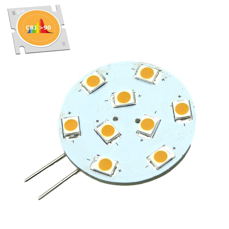 G4 CRI92 1,6W 150lm 2900K 10-30VDC 10-18VAC LED Plättchen Flachmodul