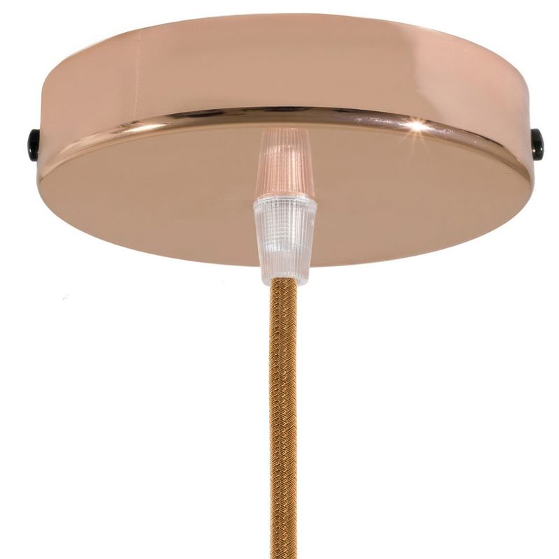 Lampenbaldachin Ø 120mm Kit aus Metall | Kupfer