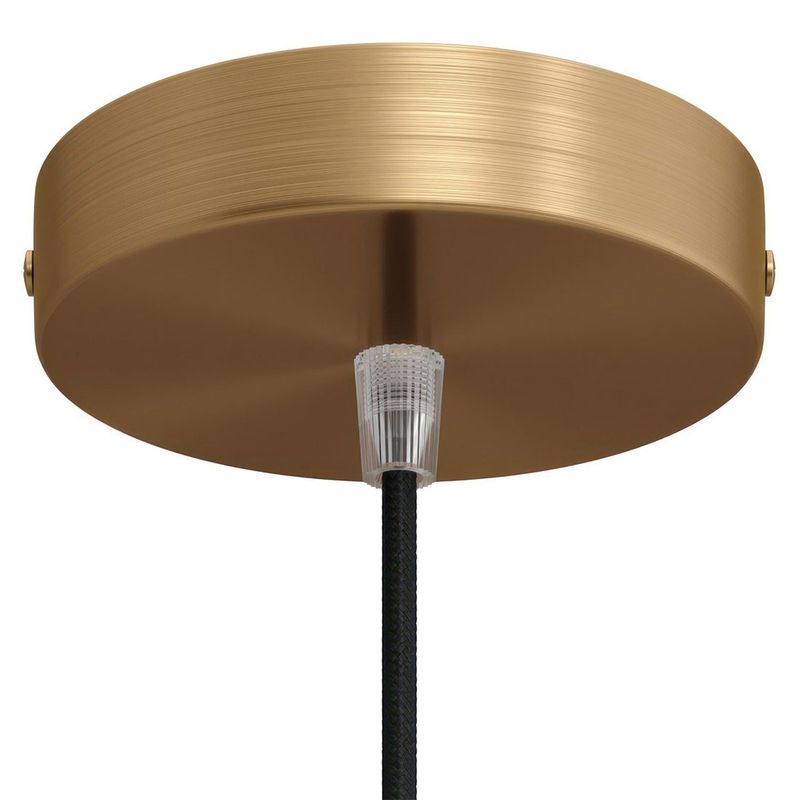 Lampenbaldachin Ø 120mm Kit aus Metall | Bronze satiniert