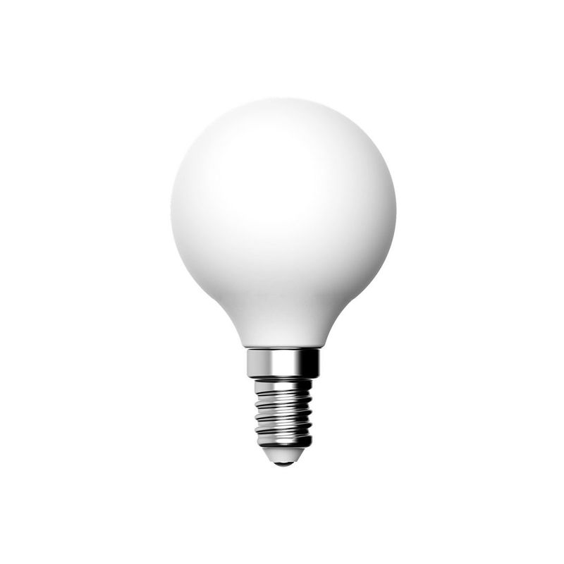 E14 LED-Glühbirne Globe G45 in Porzellan-Optik CRI 95 5,9W 550Lm 2700K Dimmbar