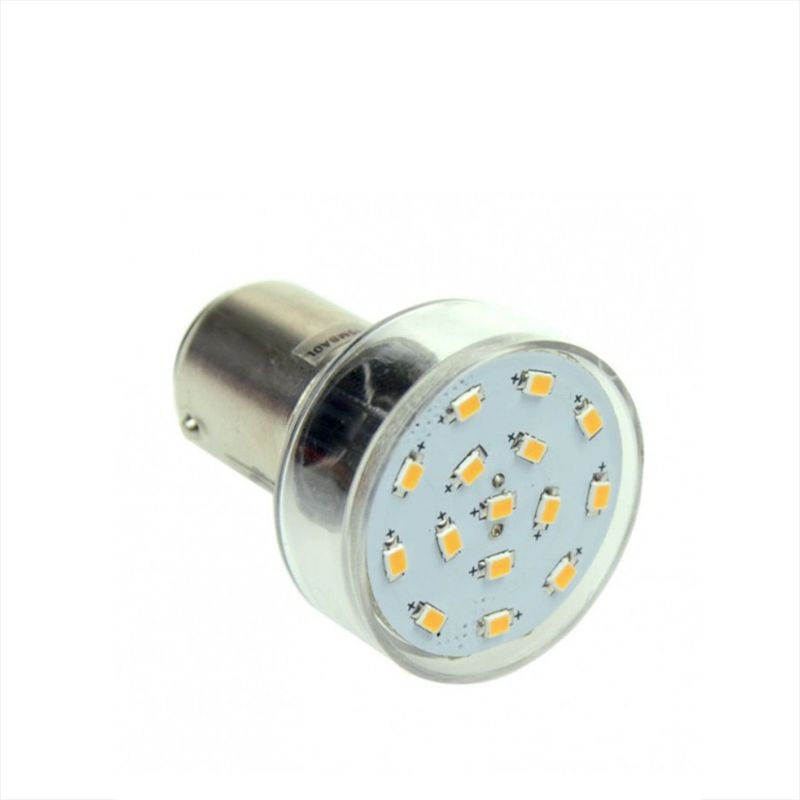 Ba15d CRI95 1,5W 120lm 2700K 10-30VDC 10-18VAC LED Leuchtmittel