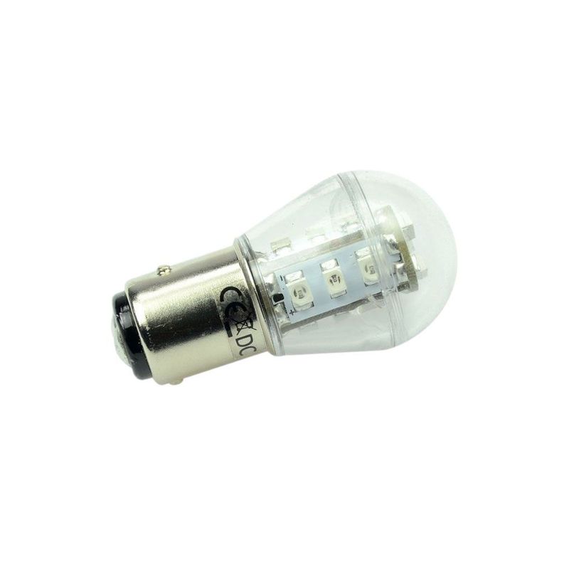 Bay15d AC/DC LED Leuchtmittel 0,7W 51lm Rot 10-30V DC 10-18V AC