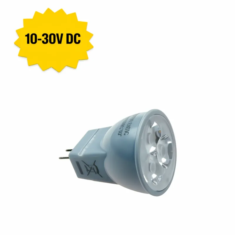 GU4 MR8 LED Spot 1W 2700K 10-30V DC dimmbar | Leuchtmittel