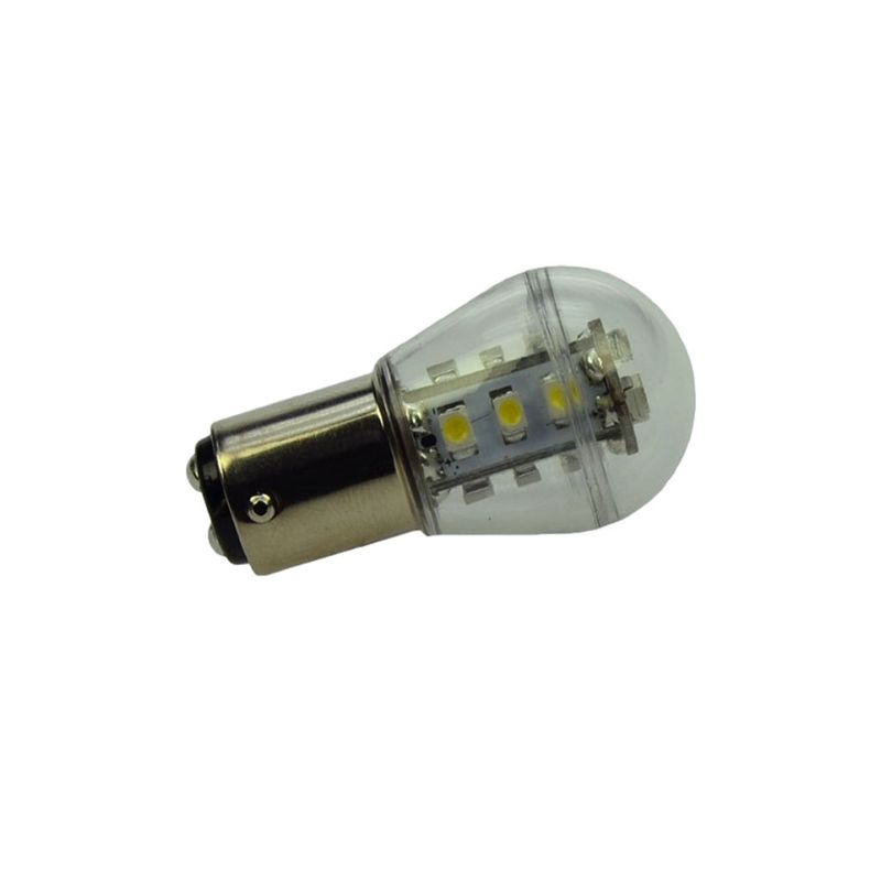 Ba15d 12V AC/DC LED Leuchtmittel 1,6W 150lm 6000K 10-30VDC 10-18VAC