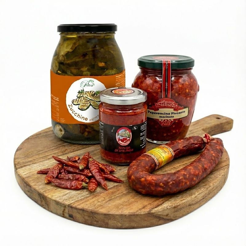 Genuss-Paket "Feuer & Flamme" (Scharfes Set + Milde Beilage)