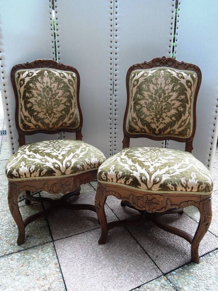 Paire De Chaises XVIIIè. Epoque Régence
