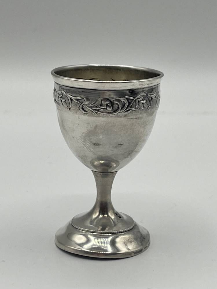 Coquetier En Argent Massif