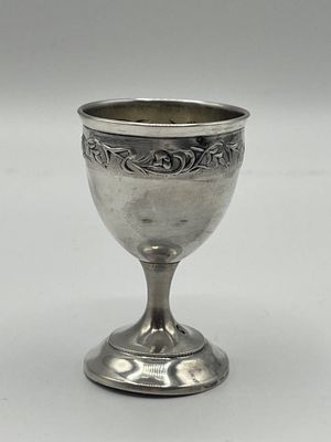 Coquetier En Argent Massif
