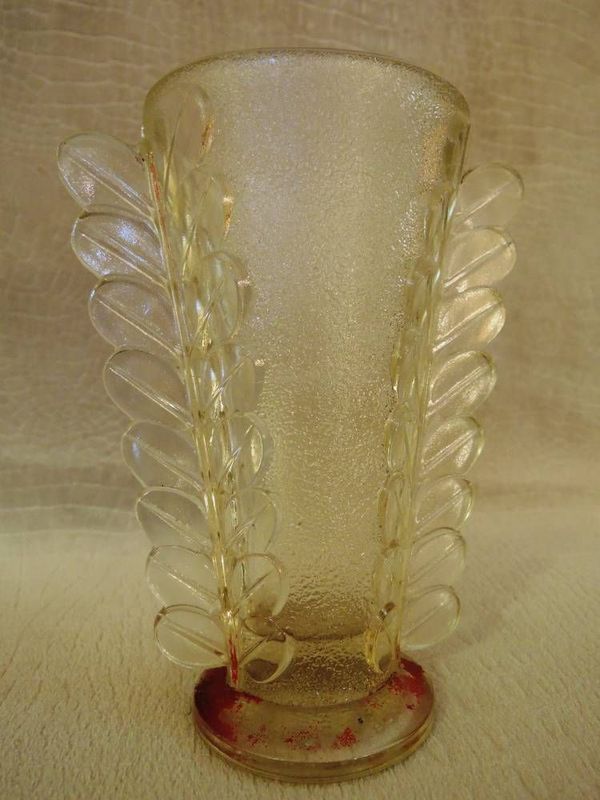 Pierre d'AVESN .Vase Art Déco
