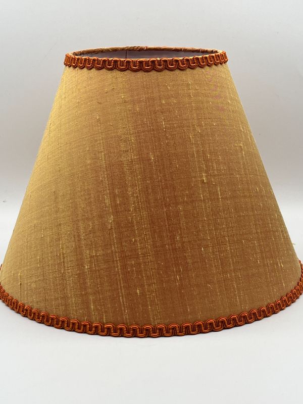 Soie Sauvage jaune irisée