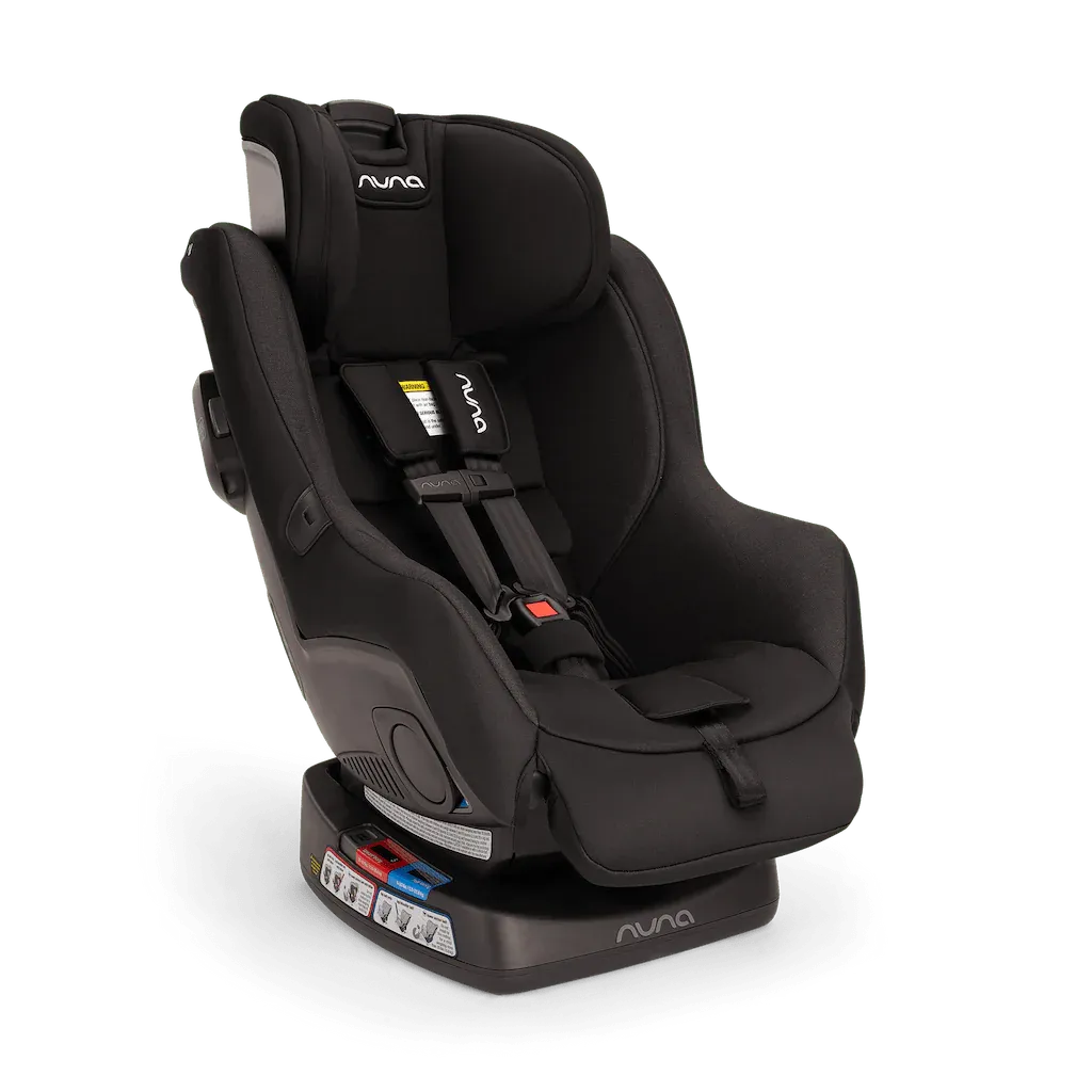Forward-facing Nuna RAVA car seat rental for toddlers