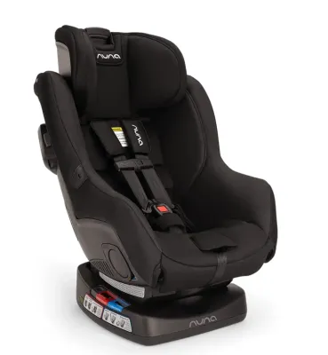 Forward-facing Nuna RAVA car seat rental for toddlers