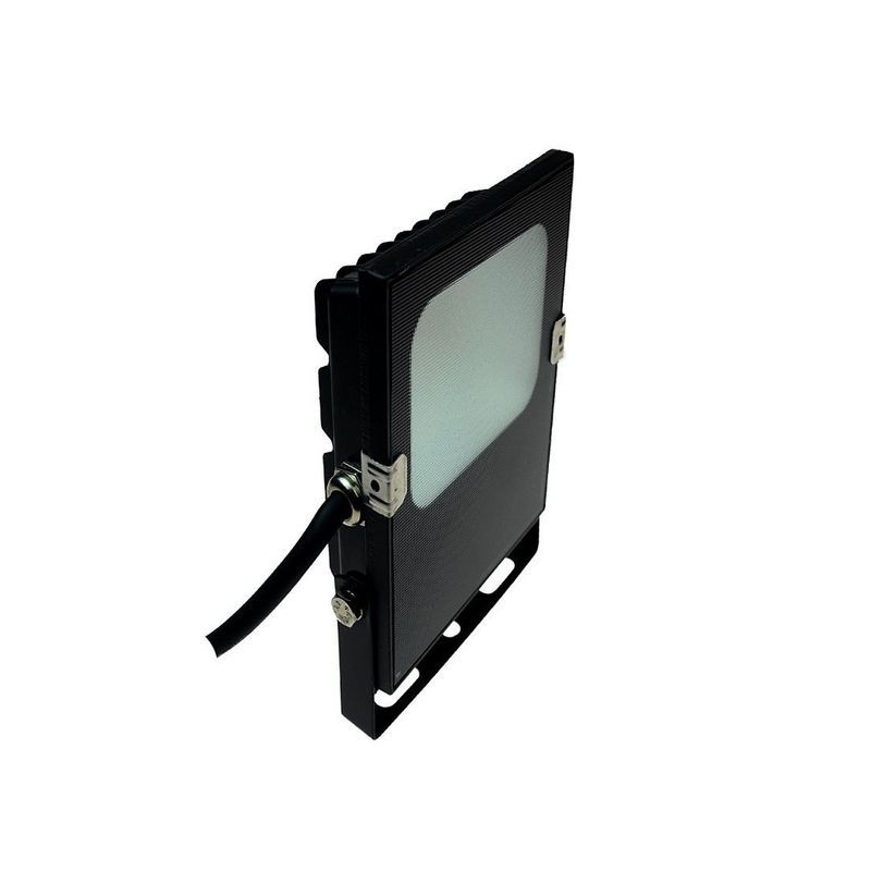 LED Fluter AC/DC Notlicht 20W 2200lm 5700K 120-269V DC 100-240V AC IP65 Schwarz