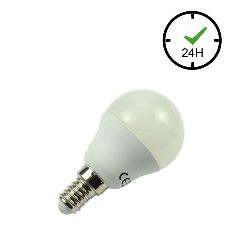 E14 AC/DC LED Notlicht Globe 3,7W 400lm 6000K 60-269V DC 85-265V AC 24h