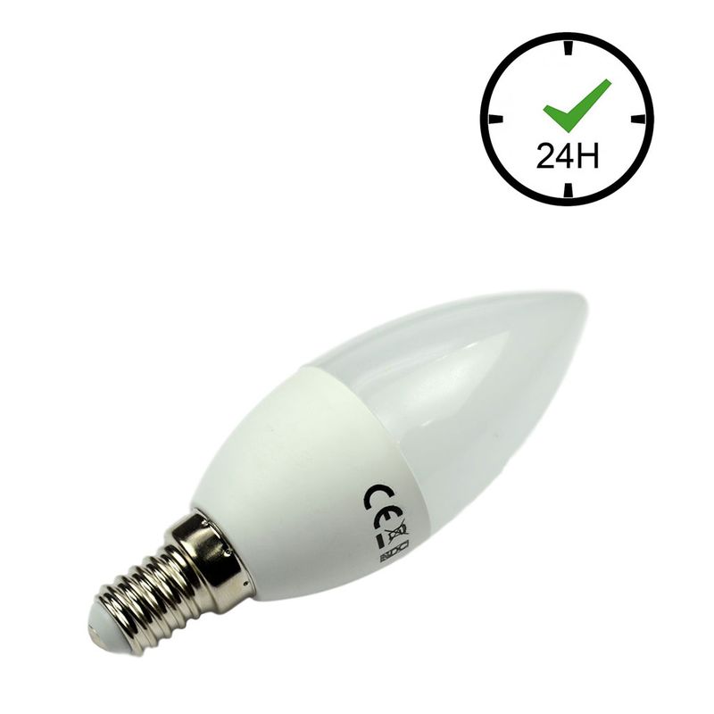 E14 AC/DC LED Notlicht Kerze 4,5W 450lm 6000K 60-295V DC 85-265V AC
