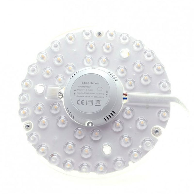 DC LED Einbauleuchte 18W 1800lm 3000K 100-240VAC 100-269 V DC