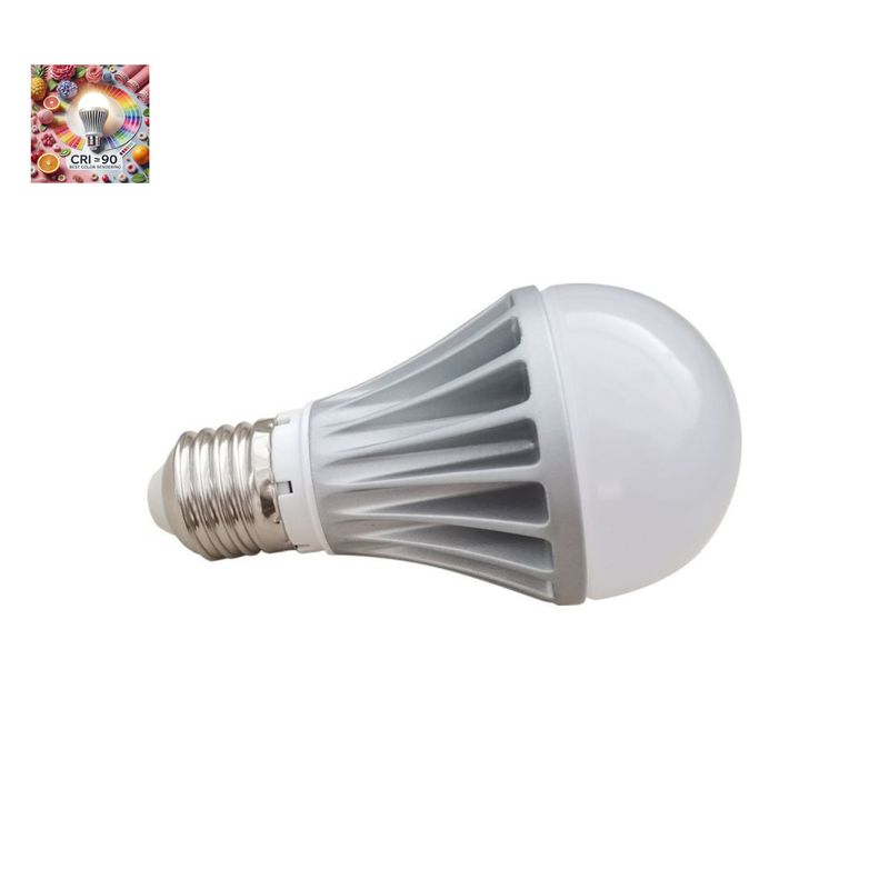 E27 AC/DC LED Notlicht Vollspektrumlampe 8W 5000K 48-269VDC  220-240V AC