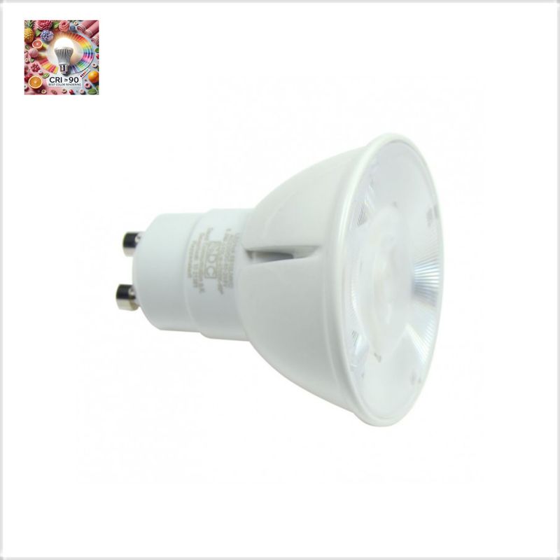 GU10 6,5W 36° AC/DC LED Notlicht Spot CRI90 600lm 5000K 80-269V DC 220-240V AC