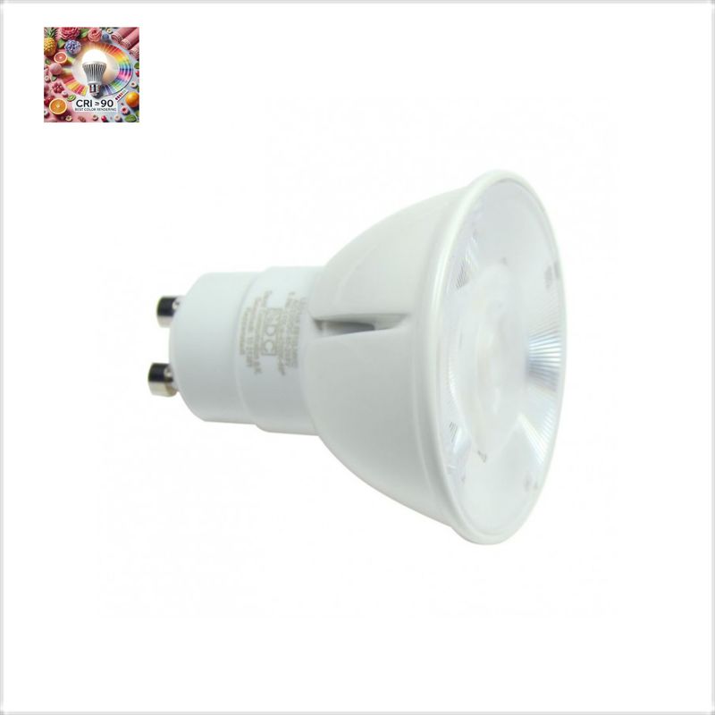 GU10 6,5W 12° AC/DC LED Notlicht Spot CRI90 550lm 2700K 80-269V DC 220-240V AC