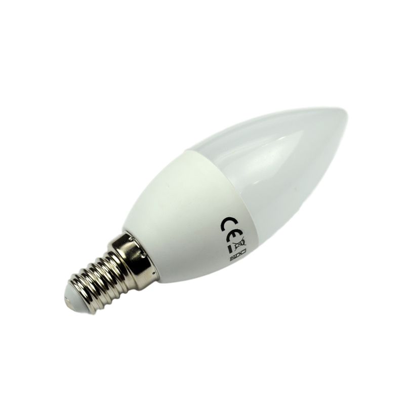 E14 AC/DC LED Leuchtmittel Kerze 4,5W 430lm 2700K 60-269V DC 85-265V AC Notbeleuchtung